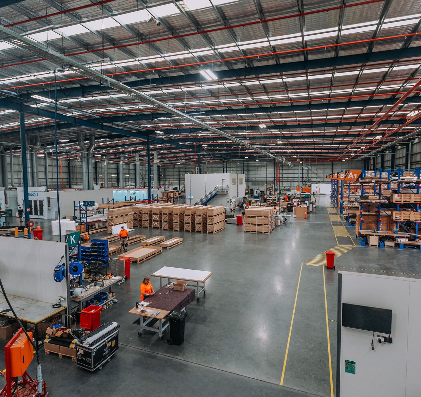 Large manufacturing warehouse in Yatala