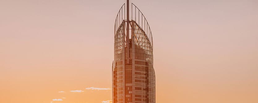 Top of the Q1 building in Surfers Paradise.
